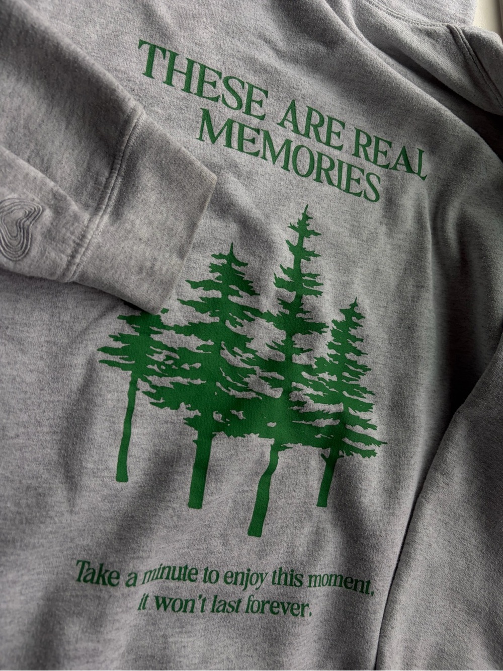 “Disconnect to reconnect” oversized hoodie